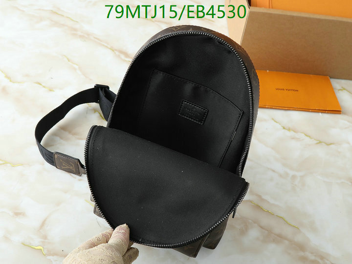 Monogram Canvas Pilot Slingbag with Black Cowhide Leather Trim - Image 5