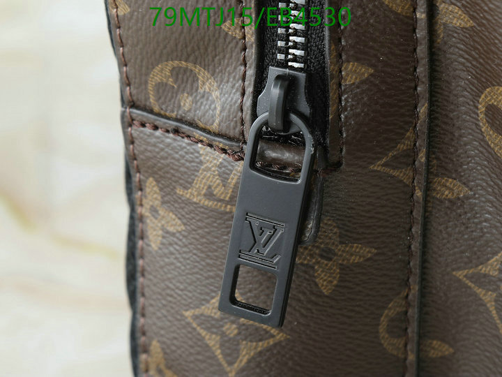 Monogram Canvas Pilot Slingbag with Black Cowhide Leather Trim - Image 7