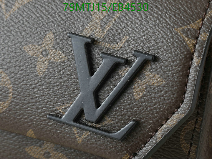 Monogram Canvas Pilot Slingbag with Black Cowhide Leather Trim - Image 8