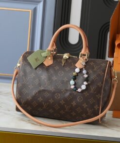 Monogram Canvas Speedy Soft 30 Lucky