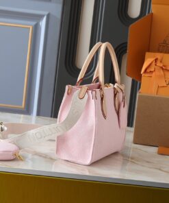 Alternative view of Monogram Denim OnTheGo PM In Washed Pink