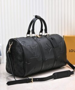 Alternative view of Monogram Empreinte Keepall Bandouliere 45 In Black