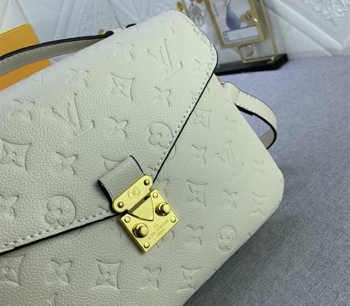 Monogram Empreinte Leather Metis In Cream M46552 - Image 7