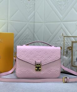 Monogram Empreinte Leather Metis In Light Hot Pink