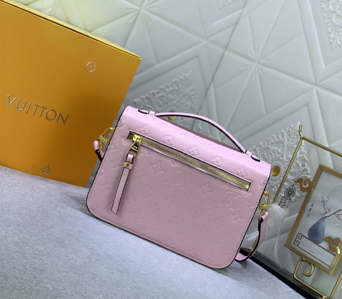 Monogram Empreinte Leather Metis In Light Hot Pink - Image 3