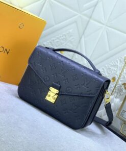 Alternative view of Monogram Empreinte Leather Metis In Navy Blue