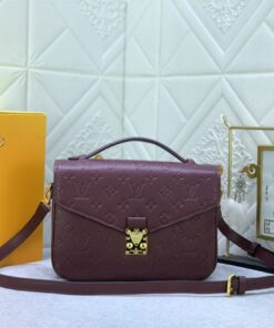 Monogram Empreinte Leather Metis In Wine