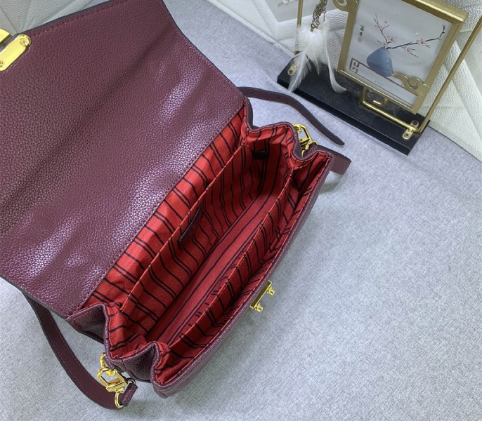 Monogram Empreinte Leather Metis In Wine - Image 6