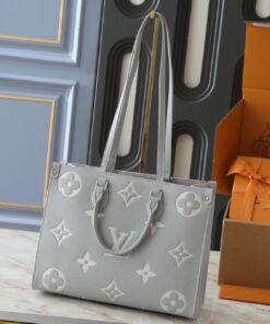 Alternative view of Monogram Empreinte OnTheGo MM Tote In Gray And White Quartz