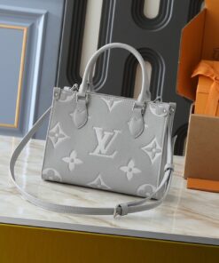 Alternative view of Monogram Empreinte OnTheGo PM Tote In Gray And White Quartz