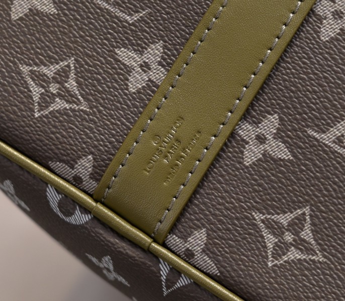 Monogram Gradient Canvas Keepall Bandouliere 45 In Khaki Green - Image 8