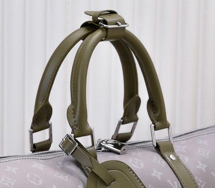 Monogram Gradient Canvas Keepall Bandouliere 45 In Khaki Green - Image 7