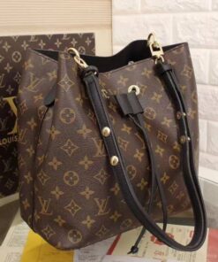 Alternative view of Louis Vuitton Monogram Canvas NeoNoe MM Bag In Black