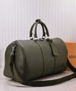 Alternative view of Louis Vuitton Aerogram Keepall Bandouliere 50 Travel Bag In Khaki