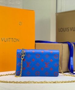 Louis Vuitton Coussin Pochette In Blue And Red