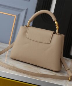 Alternative view of Louis Vuitton Capucines BB Handbag In Galet Gray