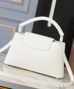 Alternative view of Louis Vuitton Capucines East-West MM Handbag In All Optic White
