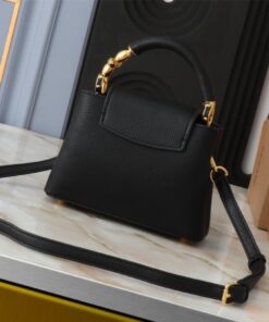 Alternative view of Louis Vuitton Capucines Mini Capucines Handbag In Black