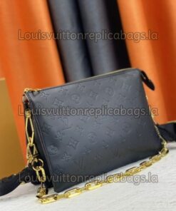 Alternative view of Louis Vuitton Coussin PM Bag In Black With Jacquard Strap