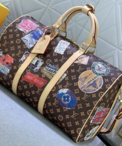 Alternative view of Louis Vuitton Flight Mode Monogram Canvas Keepall Bandouliere 45 Travel Bag