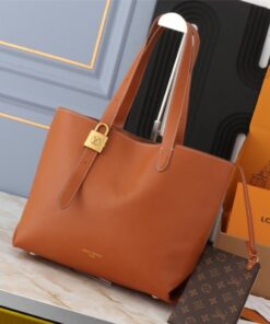 Louis Vuitton Low Key Cabas MM Bag In Cognac Brown