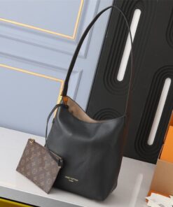 Louis Vuitton Low Key PM Hobo In Black