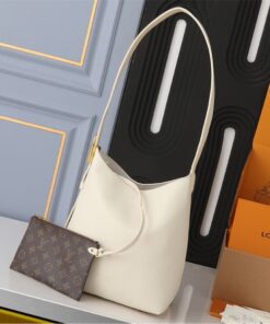 Louis Vuitton Low Key PM Hobo In Quartz White