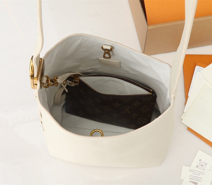 Louis Vuitton Low Key PM Hobo In Quartz White - Image 5