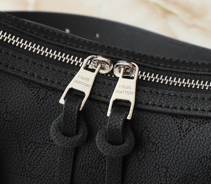 Louis Vuitton Mahina Hand It All PM Bag In Black - Image 6