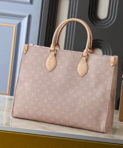 Alternative view of Replica Louis Vuitton Meowgram Canvas Onthego Organizer MM Tote M15136