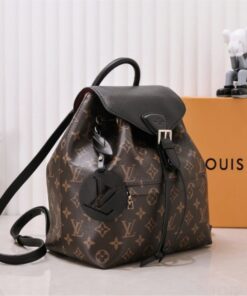 Alternative view of Louis Vuitton Monogram Canvas Montsouris PM Backpack In Black