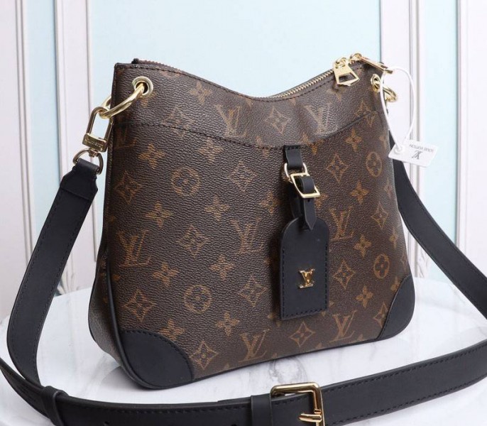 Louis Vuitton Monogram Canvas Odeon PM Bag In Black - Image 2
