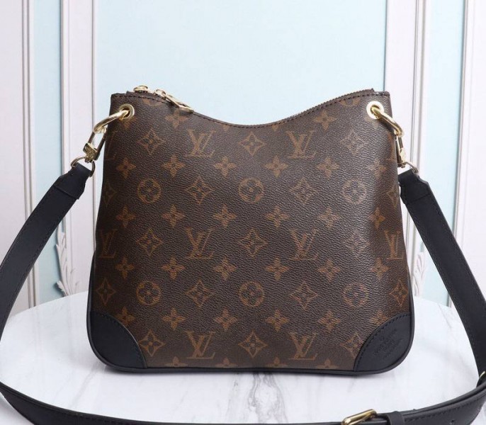 Louis Vuitton Monogram Canvas Odeon PM Bag In Black - Image 3