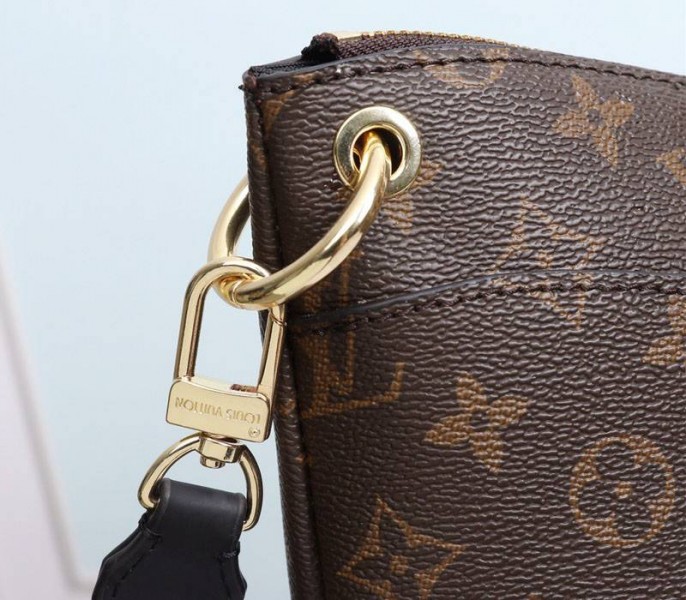 Louis Vuitton Monogram Canvas Odeon PM Bag In Black - Image 7