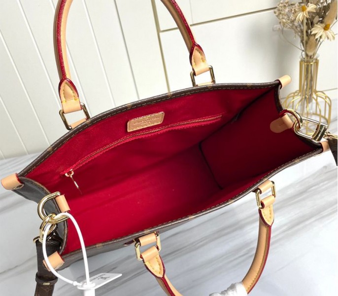 Louis Vuitton Monogram Canvas Sac Plat MM Carryall Handbag - Image 5