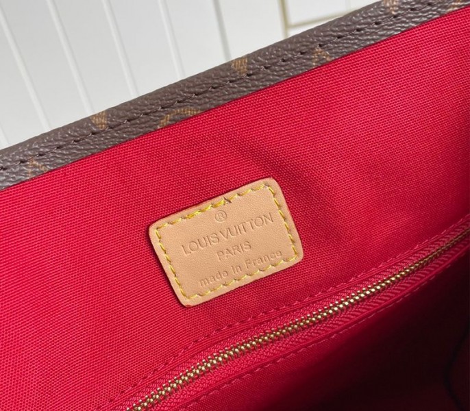 Louis Vuitton Monogram Canvas Sac Plat MM Carryall Handbag - Image 6