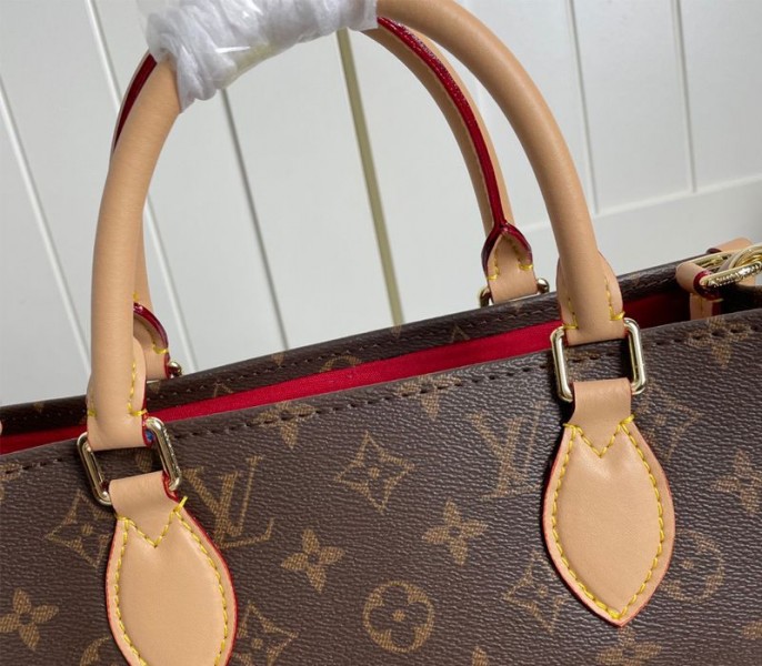 Louis Vuitton Monogram Canvas Sac Plat MM Carryall Handbag - Image 7