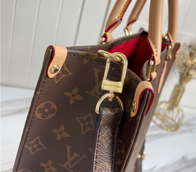 Louis Vuitton Monogram Canvas Sac Plat MM Carryall Handbag - Image 8
