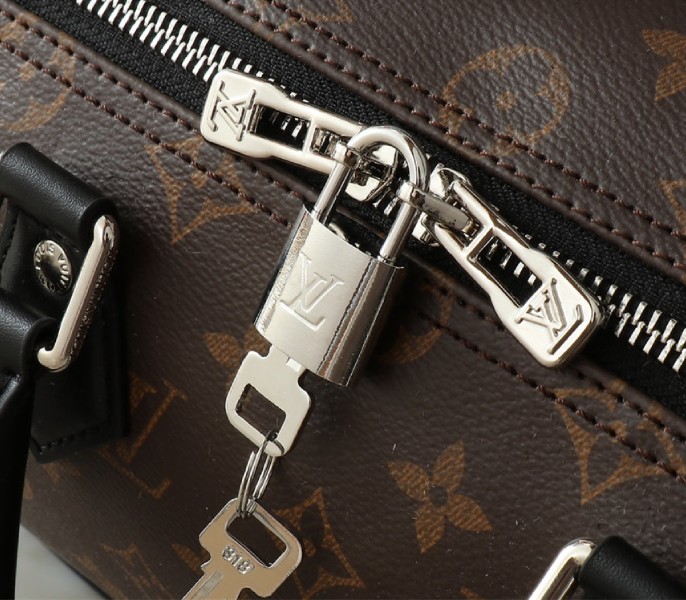 Louis Vuitton Monogram Canvas Soft Speedy 30 Dark Handbag In Black - Image 5