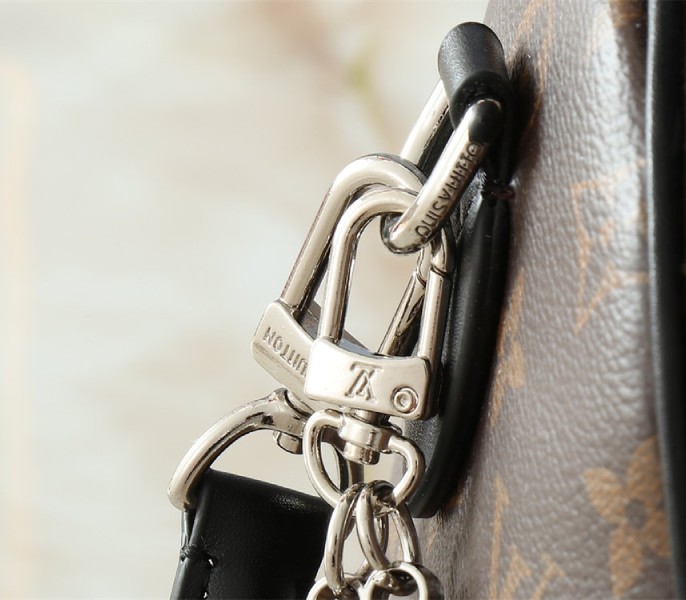 Louis Vuitton Monogram Canvas Soft Speedy 30 Dark Handbag In Black - Image 7