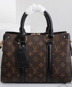 Louis Vuitton Monogram Canvas Soufflot BB Bag In Black