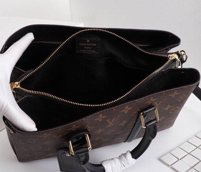 Louis Vuitton Monogram Canvas Soufflot MM Bag In Black - Image 5