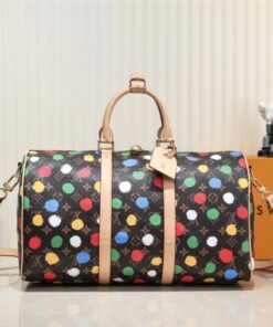 Louis Vuitton X YK Monogram Canvas Keepall Bandouliere 45 Travel Bag