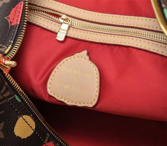 Louis Vuitton X YK Monogram Canvas Keepall Bandouliere 45 Travel Bag - Image 6