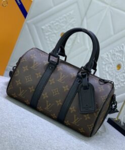 Alternative view of Louis Vuitton Monogram Canvas Keepall Bandouliere 25 In Black