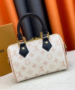 Alternative view of Louis Vuitton Monogram Dune Canvas Speedy 20 Handbag With Jacquard Strap