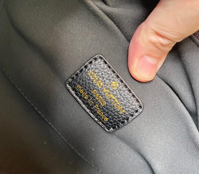 Louis Vuitton Monogram Empreinte Leather Bagatelle Mini Hobo In Black - Image 6