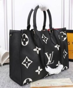 Alternative view of Louis Vuitton Monogram Empreinte OnTheGo MM Tote In Black