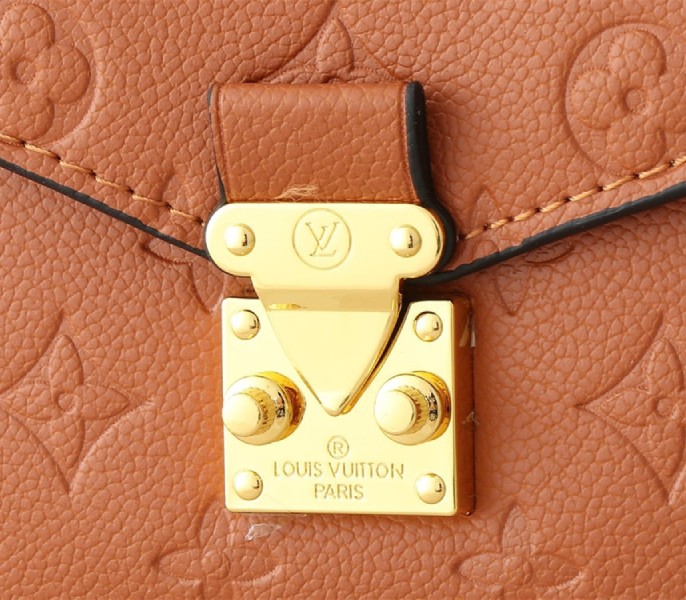 Louis Vuitton Monogram Empreinte Metis Handbag In Cognac Brown - Image 8