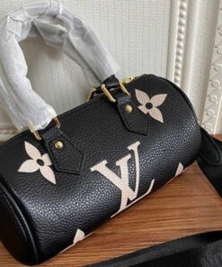 Alternative view of Louis Vuitton Monogram Empreinte Papillon BB Bag In Black And Beige